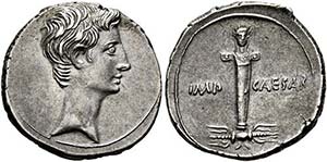 C. Caesar Octavianus - Denarius (4,17 g), ... 