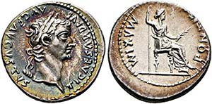 Tiberius (14-37) - Denarius (3,76 g), ... 