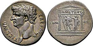 Claudius (41-54) - Cistophoros (10,81 g), ... 