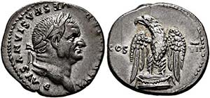 Vespasianus (69-79) - Denarius (3,17 g), ... 