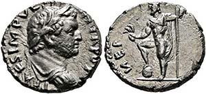 Titus (79-81) - Als Caesar 69-79. Denarius ... 