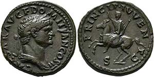 Domitianus (81-96) - Dupondius (14,23 g), ... 