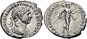 Traianus (98-117) - Denarius (3,39 g), Roma, ... 