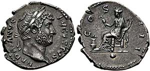 Hadrianus (117-138) - Denarius (3,31 g), ... 