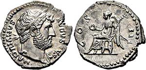 Hadrianus (117-138) - Denarius (2,96 g), ... 