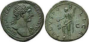 Hadrianus (117-138) - Dupondius (13,21 g), ... 
