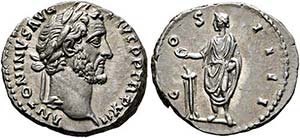 Antoninus Pius (138-161) - Denarius (3,52 ... 