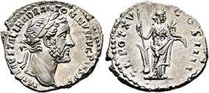 Antoninus Pius (138-161) - Denarius (3,53 ... 