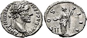 Antoninus Pius (138-161) - Denarius (3,22 ... 
