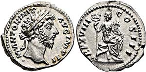 Marcus Aurelius (161-180) - Denarius (3,47 ... 