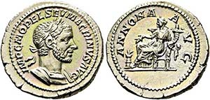 Macrinus (217-218) - Denarius (3,36 g), ... 