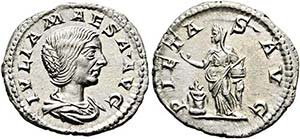 Iulia Maesa (218-224) - Denarius (3,23 g), ... 