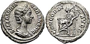 Orbiana (225-227) - Denarius (2,95 g), Roma, ... 