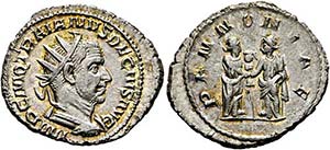 Traianus Decius (249-251) - AR-Antoninianus ... 