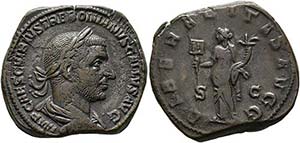 Trebonianus Gallus (251-253) - Sestertius ... 