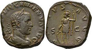 Gallienus (253-268) - Sestertius (21,97 g), ... 