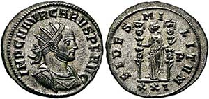 Carus (282-283) - AE-Antoninianus (3,94 g), ... 