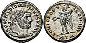 Diocletianus (284-305) - Follis (9,77 g), ... 