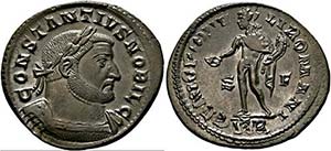 Constantius I. Chlorus (305-306) - Follis ... 