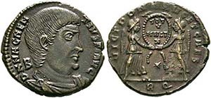 Magnentius (350-353) - Maiorina (4,95 g), ... 