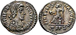 Theodosius I. (379-395) - Siliqua (1,93 g), ... 