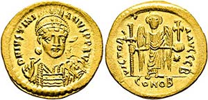 Iustinianus I. (527-565) - Solidus (4,46 g), ... 