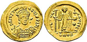 Iustinianus I. (527-565) - Solidus (4,20 g), ... 
