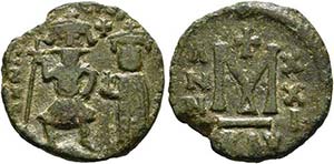Heraclius (610-641) - Follis (40 Nummi) ... 