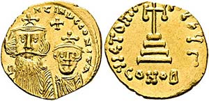 Constans II. (641-668) - Solidus (4,33 g), ... 