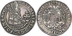 Maximilian II. 1564-1576 - Guldentaler zu 60 ... 