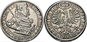 Erzherzog Ferdinand 1564-1595 - Doppeltaler ... 