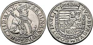 Erzherzog Ferdinand 1564-1595 - 1/2 Taler o. ... 