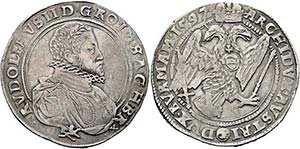 Rudolf II. 1576-1612 - Taler 1592 Kuttenberg ... 