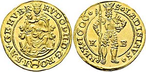 Rudolf II. 1576-1612 - Dukat (3,47g) 1606 KB ... 