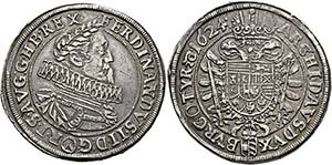 Ferdinand II. 1619-1637 - Doppeltaler 1624 ... 