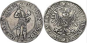 Ferdinand II. 1619-1637 - Taler 1624 Prag ... 