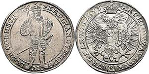 Ferdinand II. 1619-1637 - Taler 1633 Prag ... 