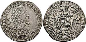 Ferdinand II. 1619-1637 - 1/2 Taler 1635 KB ... 
