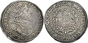 Ferdinand III. 1637-1657 - Taler 1657 Wien ... 
