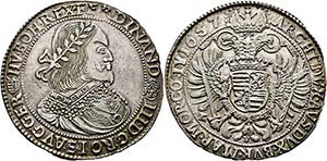 Ferdinand III. 1637-1657 - Taler 1657 KvB ... 