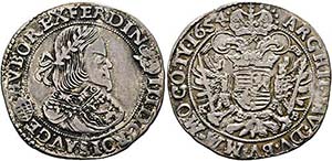 Ferdinand III. 1637-1657 - 1/4 Taler 1654 KB ... 
