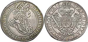 Leopold I. 1657-1705 - 1/2 Taler 1693 Wien ... 