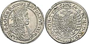 Leopold I. 1657-1705 - XV Kreuzer 1664 ... 