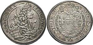 Leopold I. 1657-1705 - Taler 1693 Graz Mm. ... 