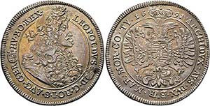 Leopold I. 1657-1705 - Taler 1691 KB ... 