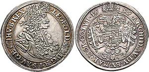 Leopold I. 1657-1705 - 1/2 Taler 1699 KB ... 