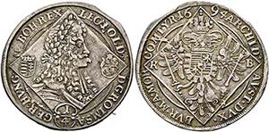 Leopold I. 1657-1705 - 1/4 Taler 1694 KB ... 