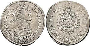 Leopold I. 1657-1705 - XV Kreuzer 1662 KB ... 