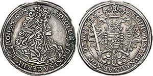 Leopold I. 1657-1705 - 1/2 Taler 1703 NB ... 