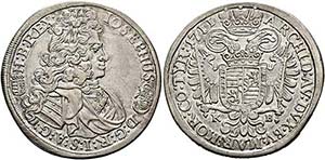 Josef I. 1705-1711 - 1/2 Taler 1711 KB ... 